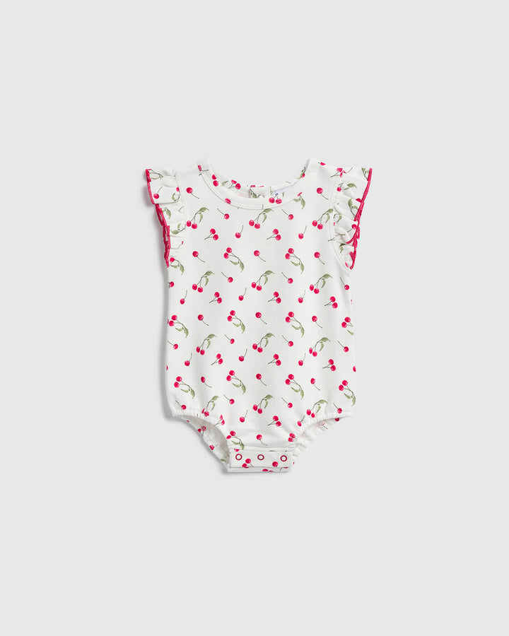 Infant Girl Cherry Onesie | Splendid