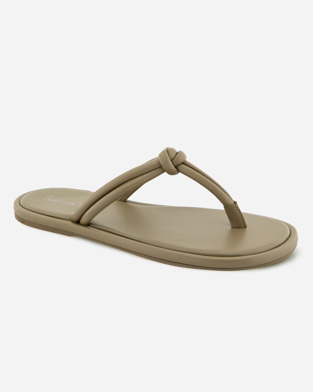 Fedora Leather Sandal in Olive | Splendid
