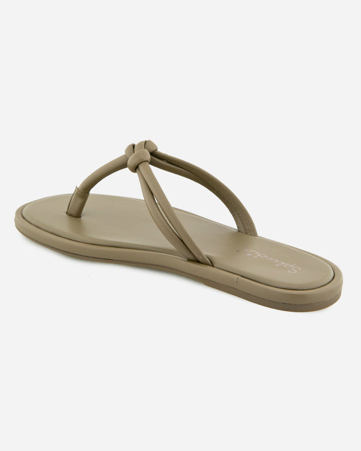 Fedora Leather Sandal in Olive | Splendid