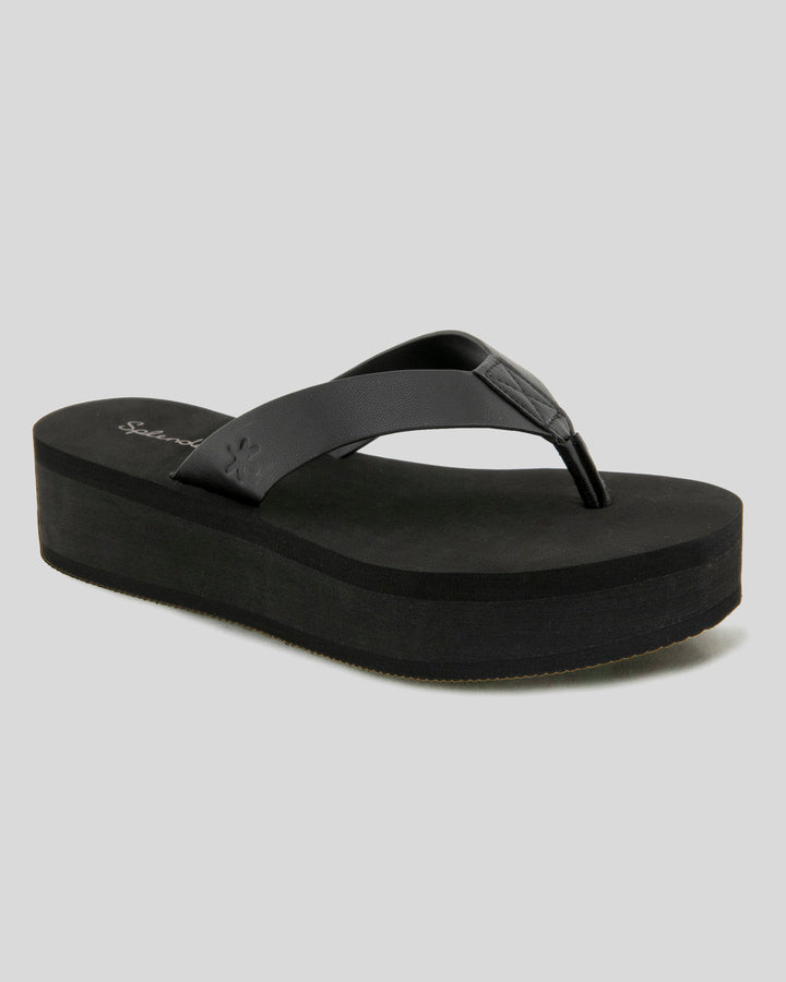 Quintana Platform Flip Flop in Black | Splendid