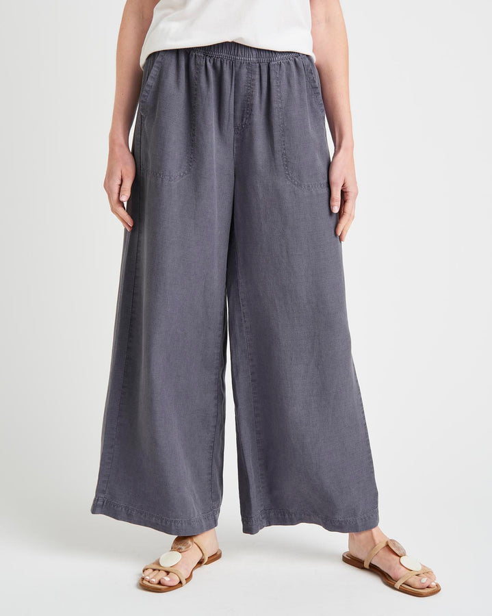 Flowy Pants for Women,Capri Pants for Women Dressy Casual Wide Leg Linen  Pants for Women