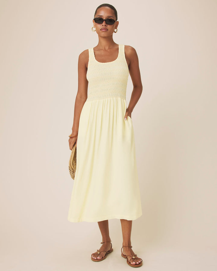traf midi dress ZA TRAF Sleeveless button down midi dress Loviana Collection