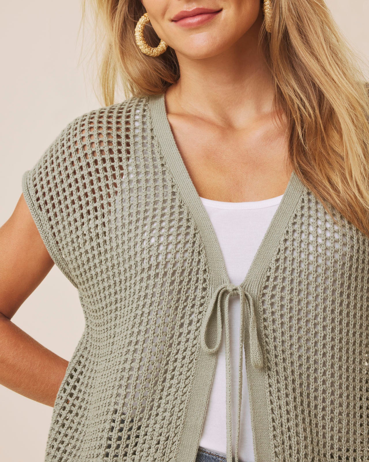 Simona Tie Front Cardigan | Splendid