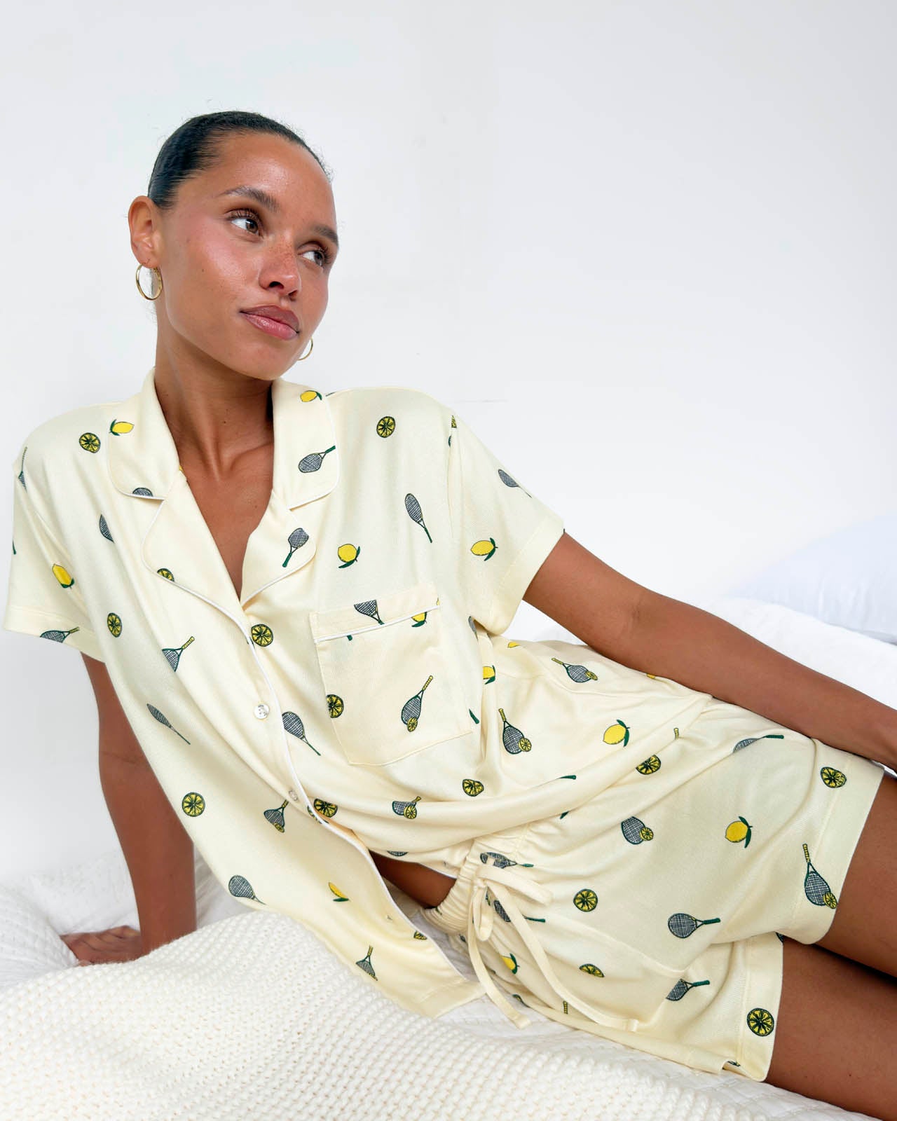 Lemon Tennis Flora Pillowsoft Short Set