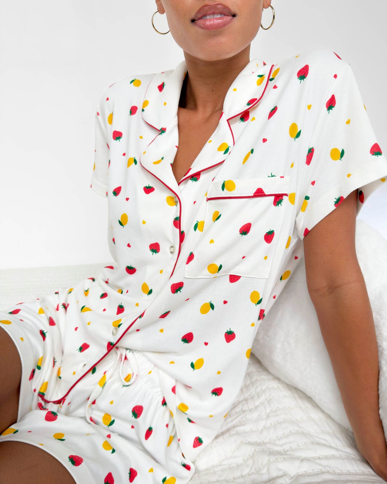 Strawberry Lemonade Flora Pillowsoft Short Set