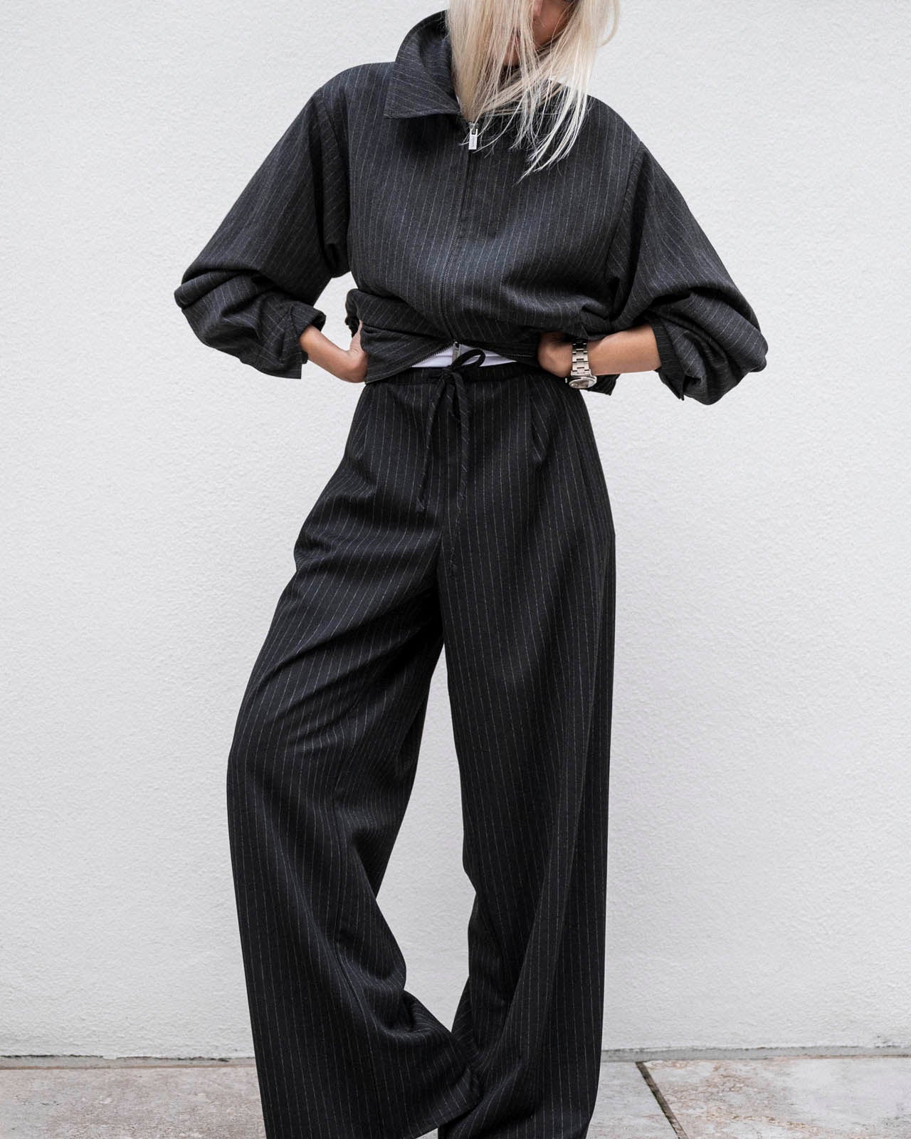 Blake Pinstripe Jacket