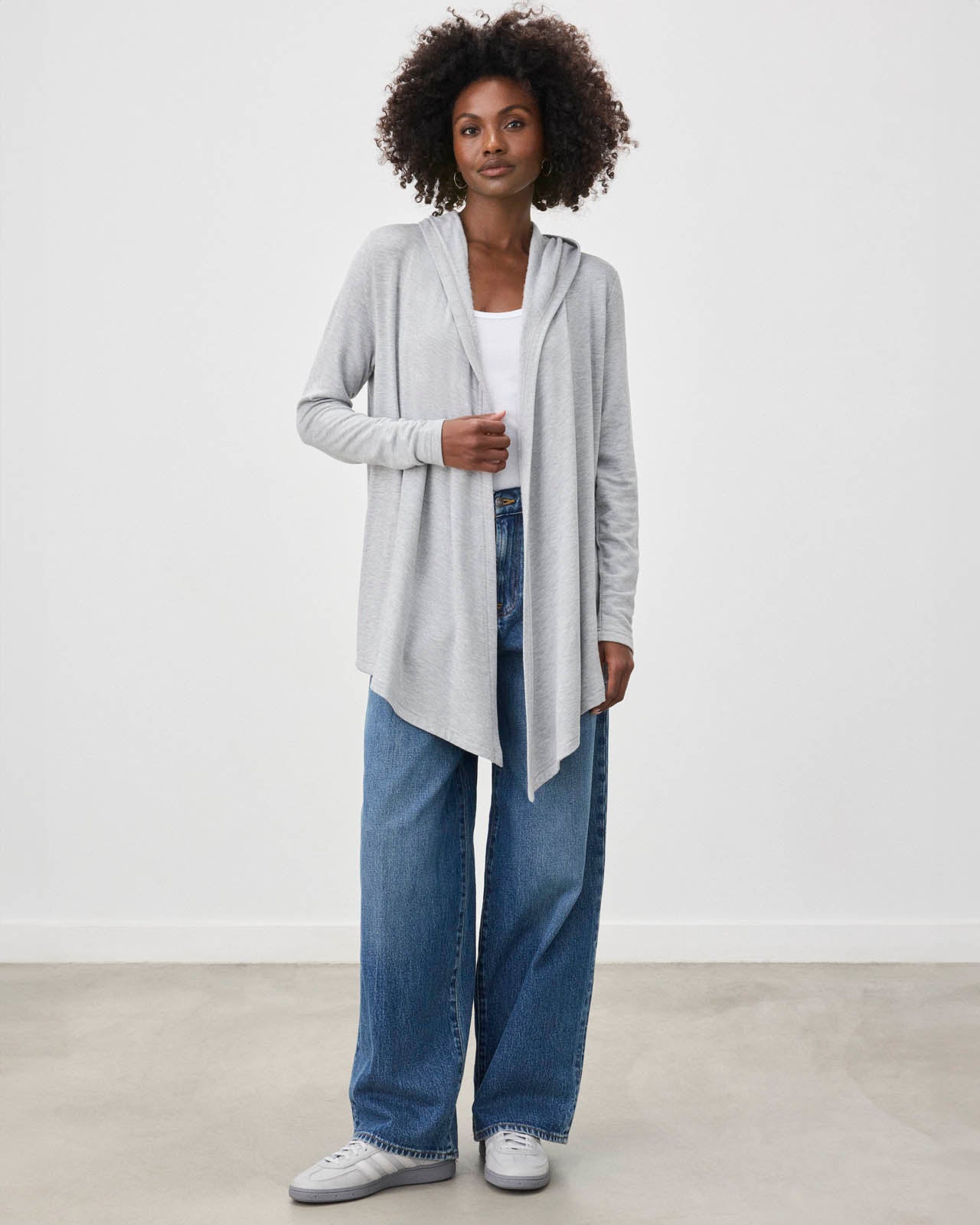 TODAYFUL＿Brashed Knit Cardigan Free People Blossom Cardi - IVORY PASTEL | Sun Diego Boardshops