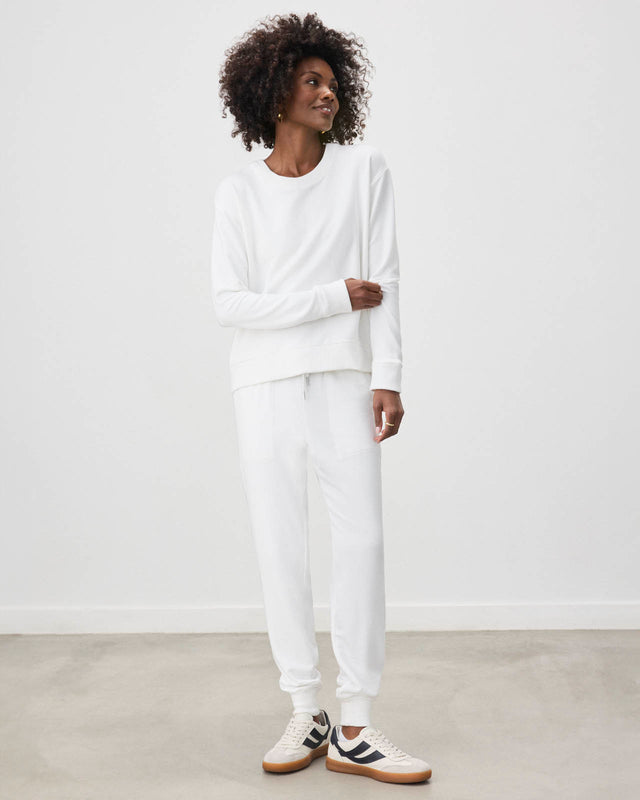 Pull Femme Splendid Métallique Ivoire – Taille XS – Neuf Sans Étiquettes