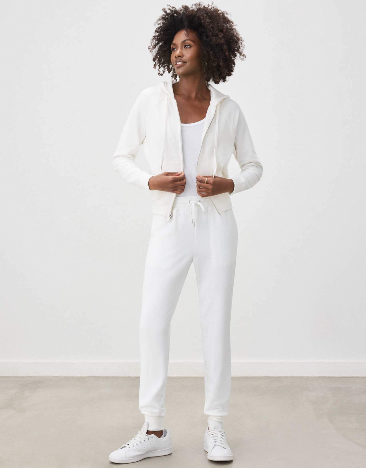 Super Soft French Terry Zip Up Hoodie | Splendid