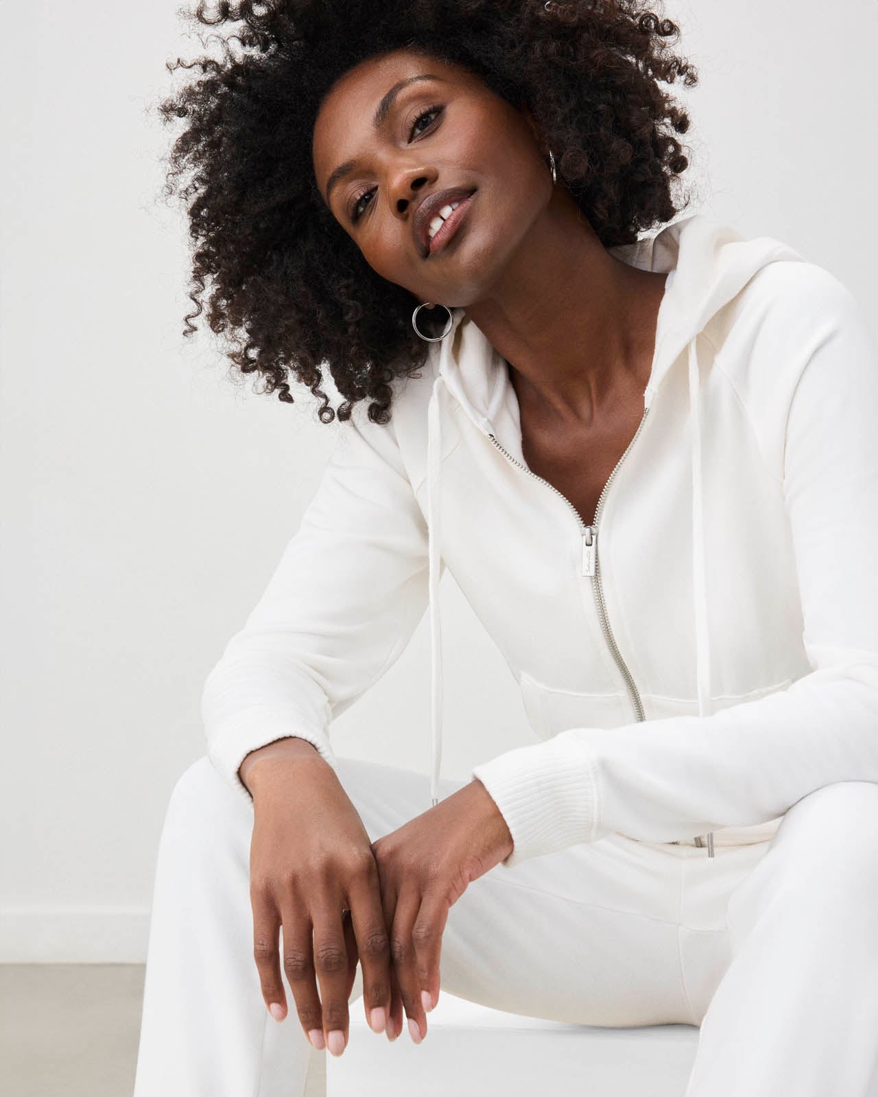 Super Soft French Terry Zip Up Hoodie | Splendid