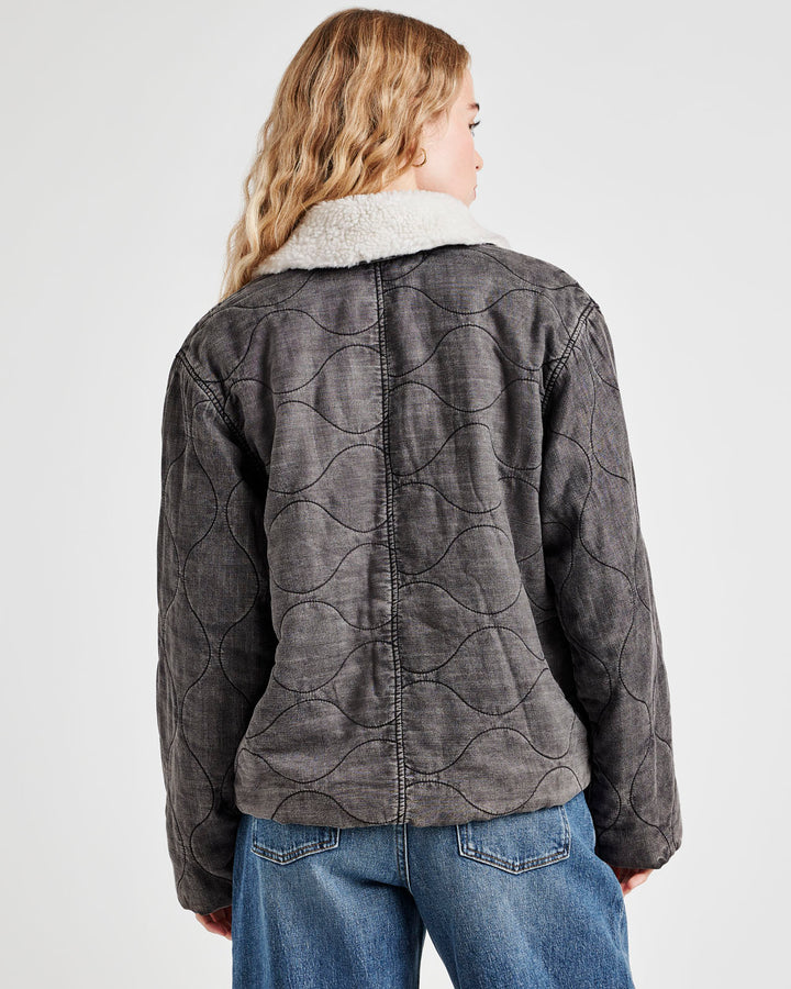 Kayden Black Indigo Jacket | Splendid