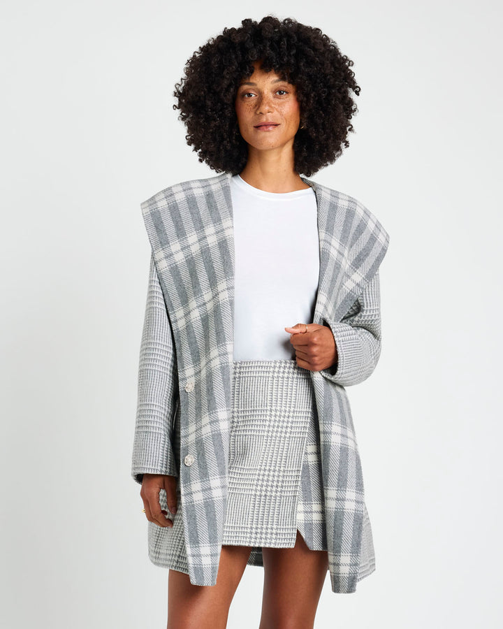 Elliott Reversible Plaid Coat | Splendid