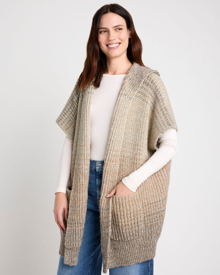 Sequin long cardigan shop
