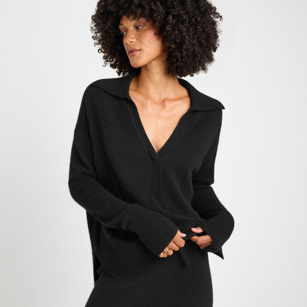 Tori Cashmere Polo Sweater | Splendid Tori Cashmere Polo Sweater | Splendid