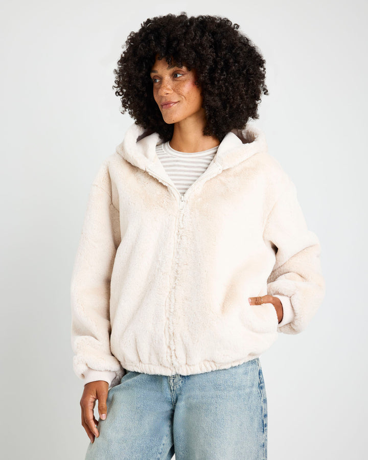 Mikki Fur Bomber Jacket | Splendid