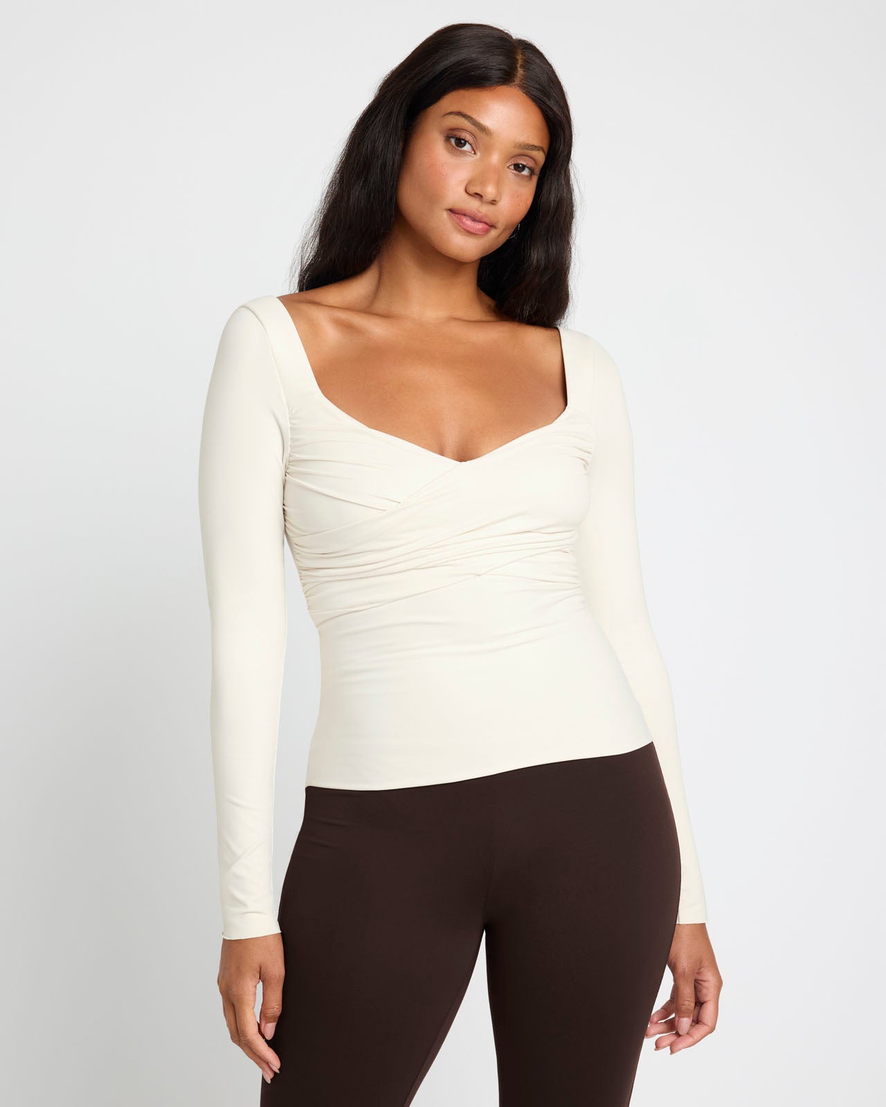 Stretch Nylon LYR Twist Top | Splendid