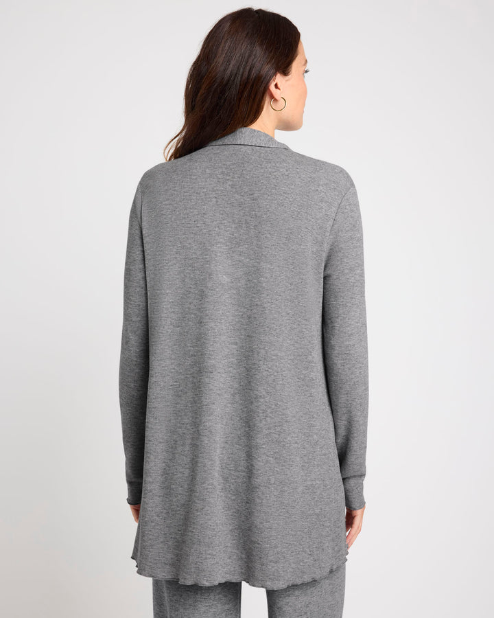 Gray long cardigan best sale