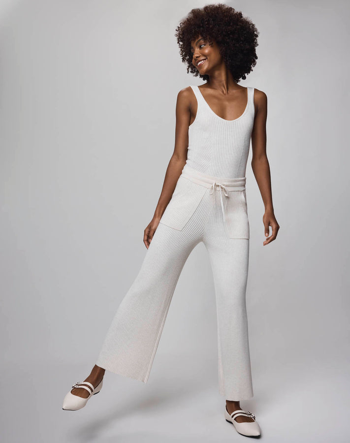 ribbed dress pants NIA Elle Ribbed Knit Pants M / Black