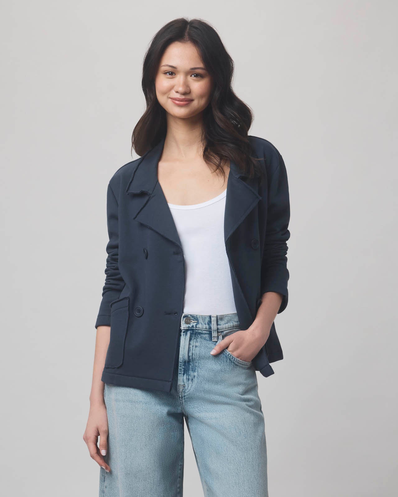 Diana French Terry Blazer | Splendid