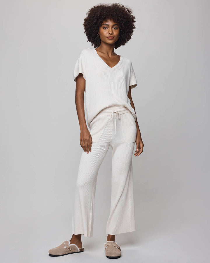 Georgie Cashblend Short Sleeve Sweater | Splendid