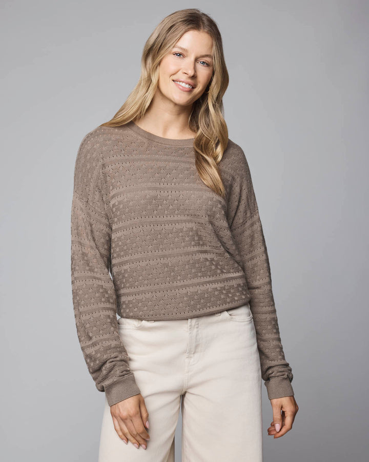 ポルジーニット Georgie Cashblend Pointelle Sweater | Splendid