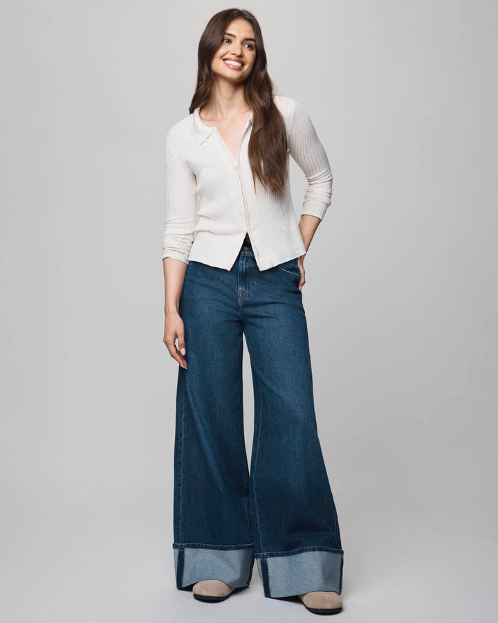 Georgie Cashblend Two-Way Zip Sweater | Splendid