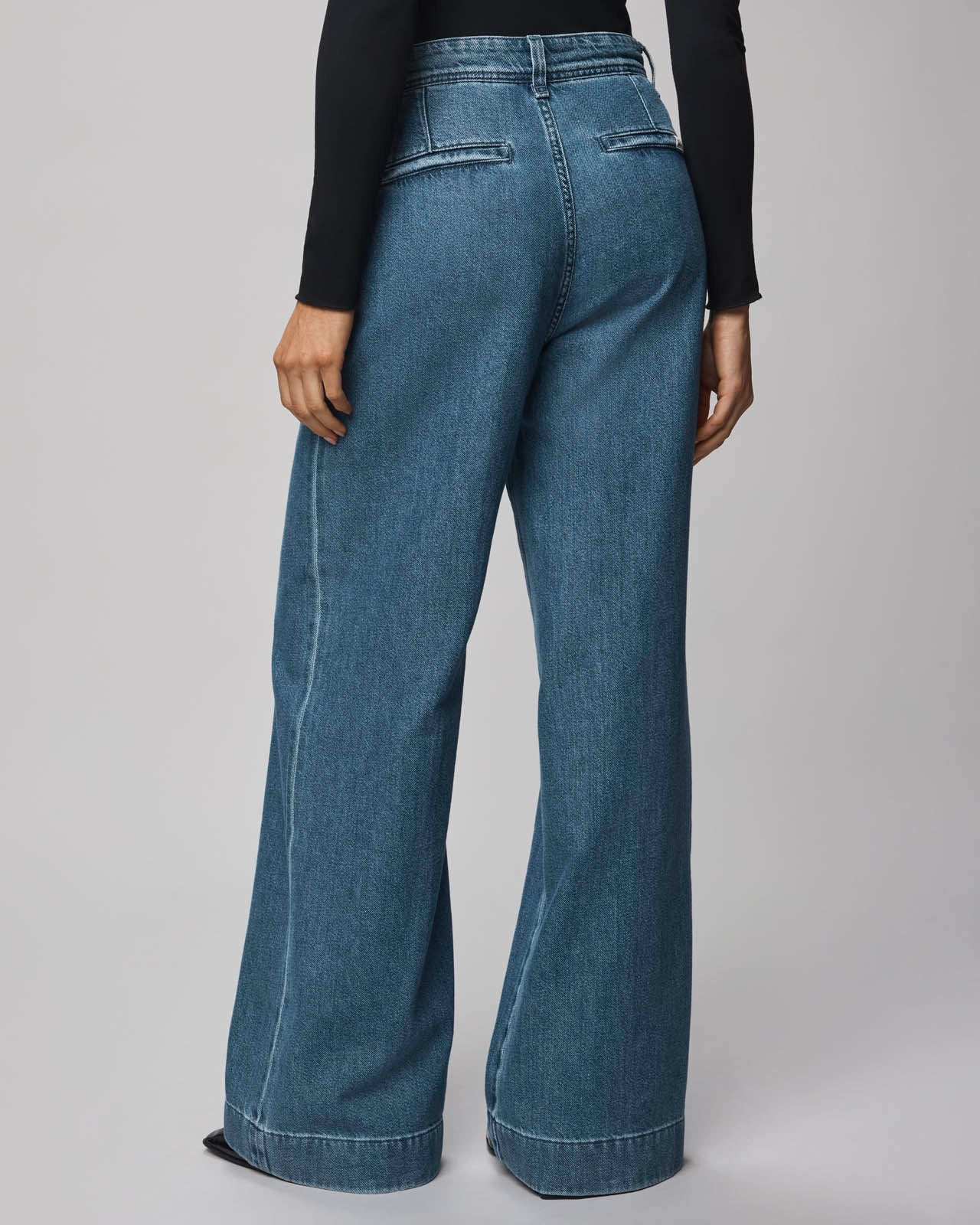 Suki Denim Trouser in Mid Blue | Splendid