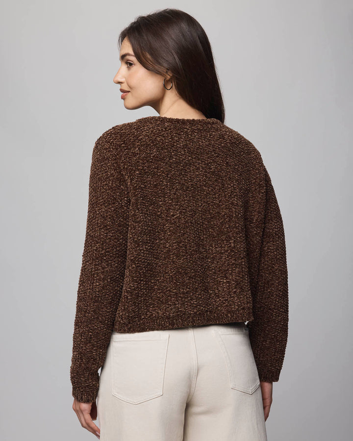 Andrea Chenille Crop Cardigan | Splendid