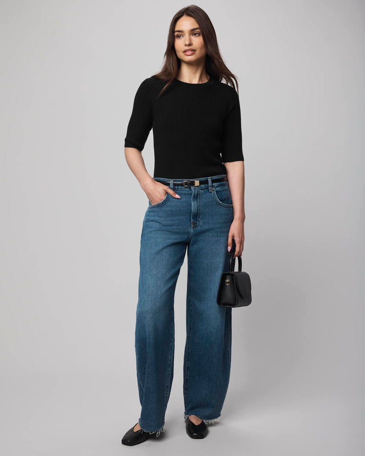 Georgie Cashblend Elbow Sleeve Sweater | Splendid