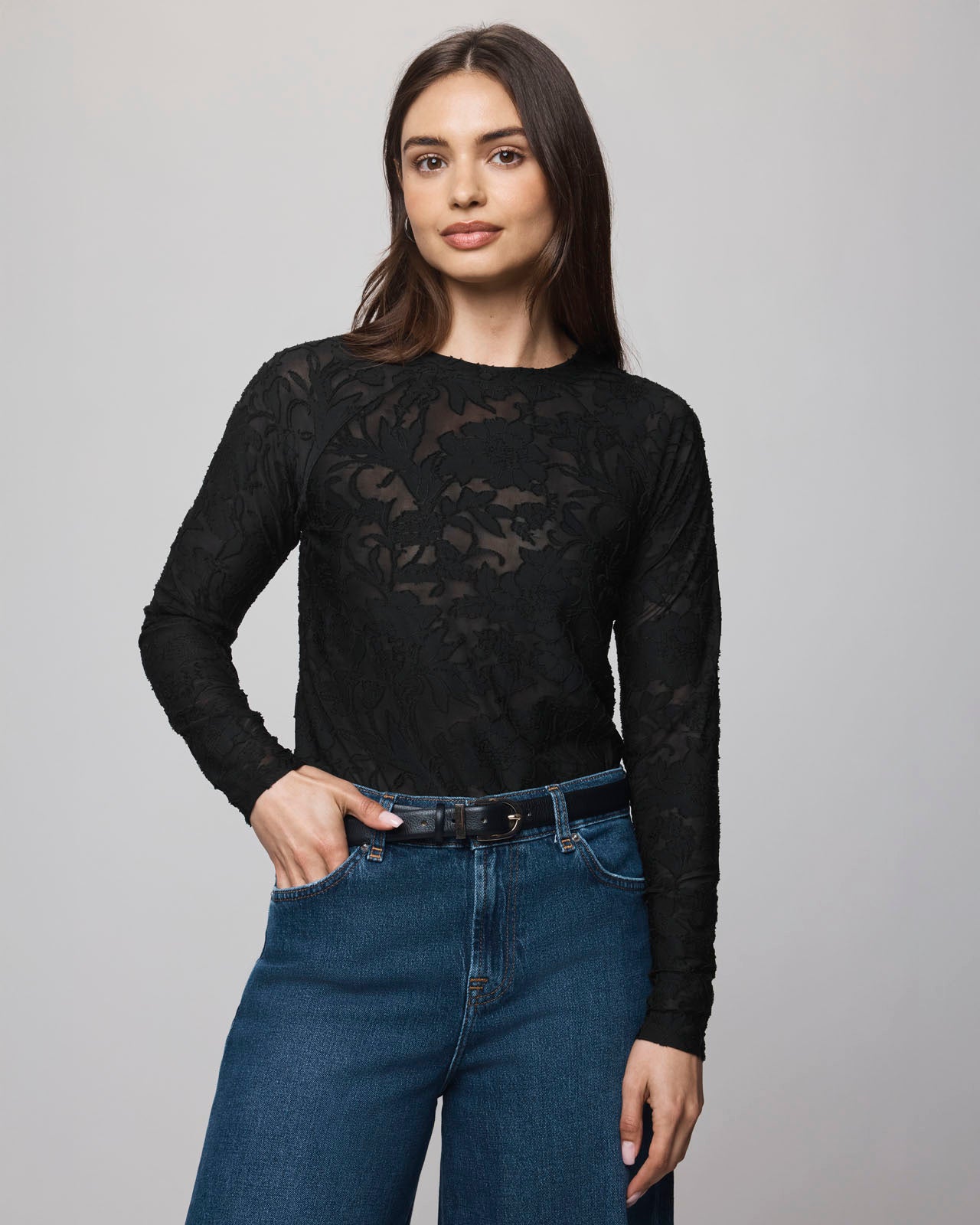 Cecelia Floral Long Sleeve Tee | Splendid