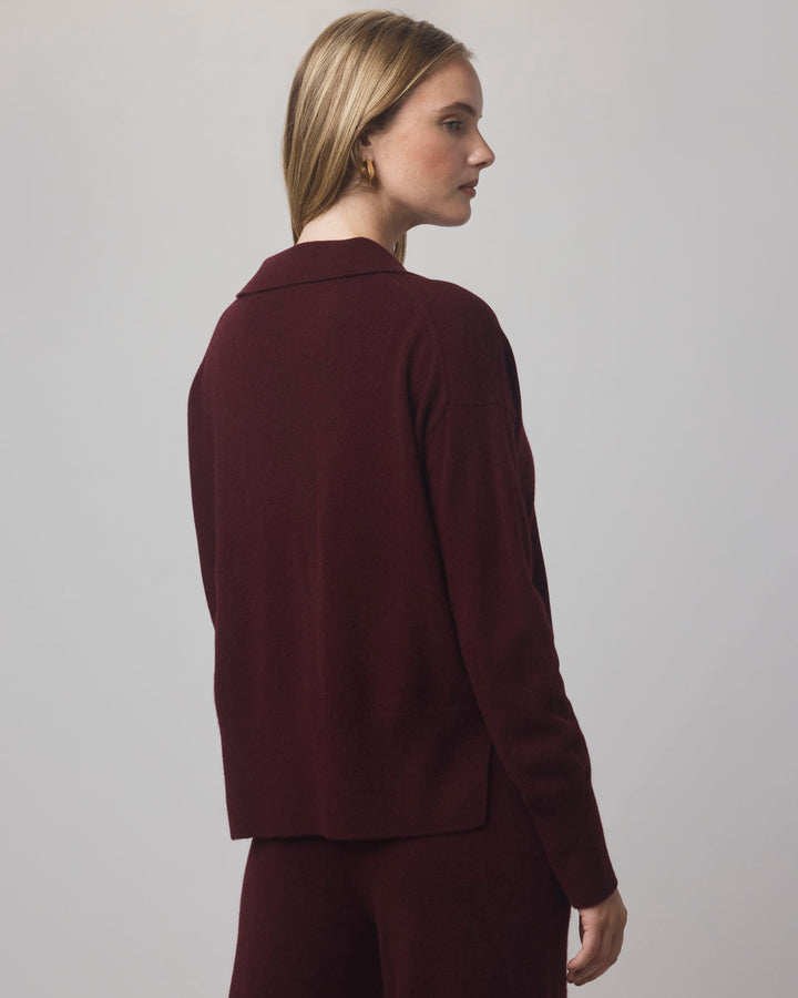 トップス PHEENY/VELOURS BORDER L/S(BURGUNDY) s-l1200.jpg
