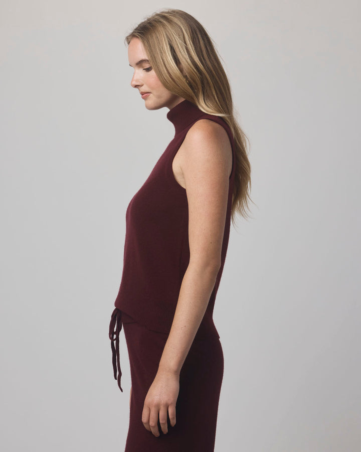 Tori Cashmere Turtleneck Tank | Splendid