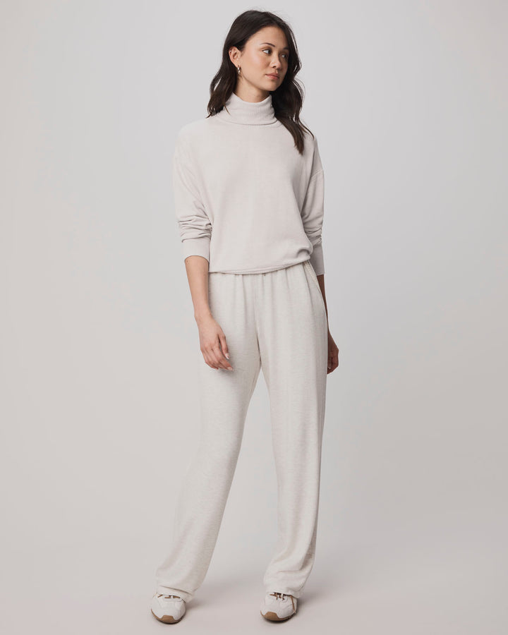 Supersoft Trim Cowl Neck Sweater Using LENZING™ECOVERO™ Fibers