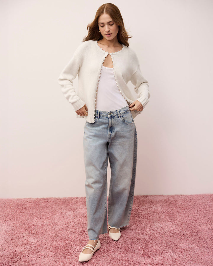 Emmy Cashblend Pearl Cardigan