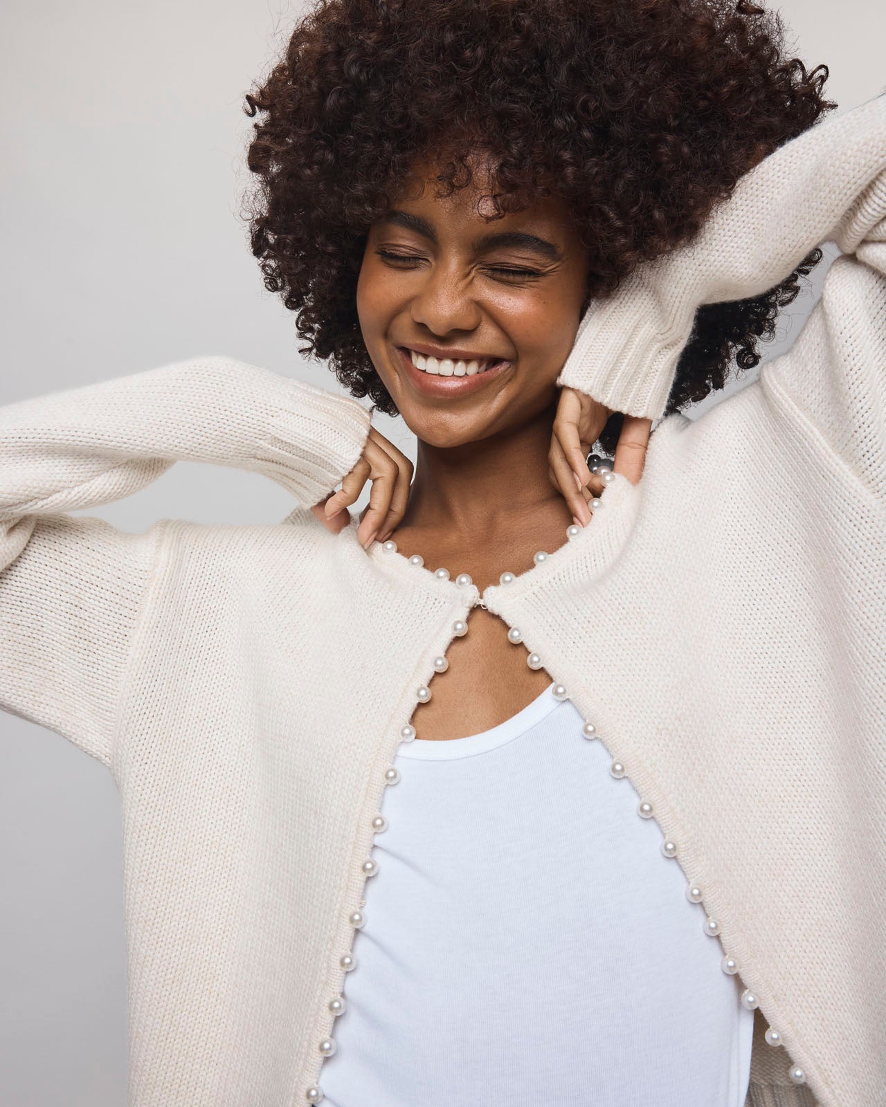 Emmy Cashblend Pearl Cardigan | Splendid