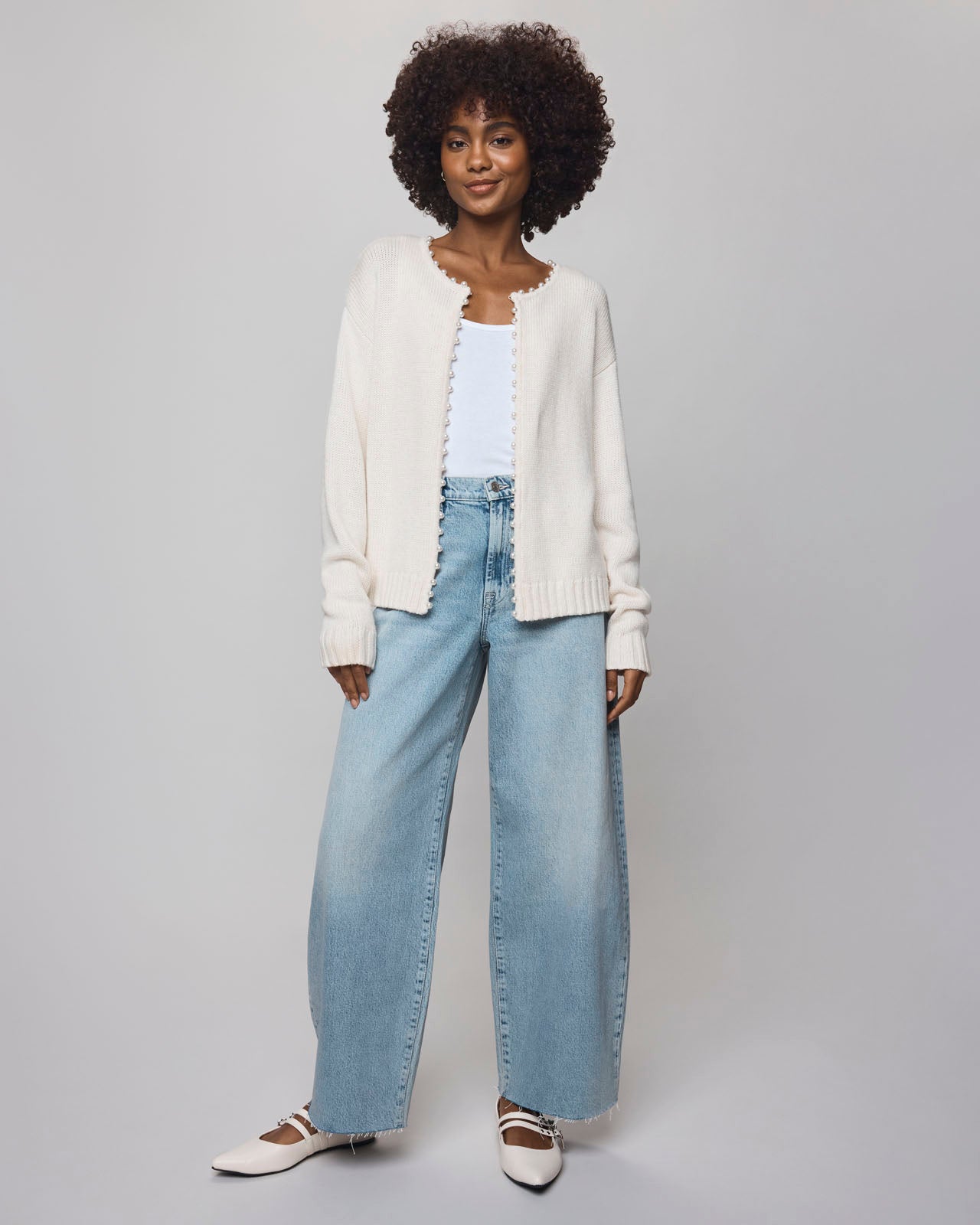 Emmy Cashblend Pearl Cardigan | Splendid
