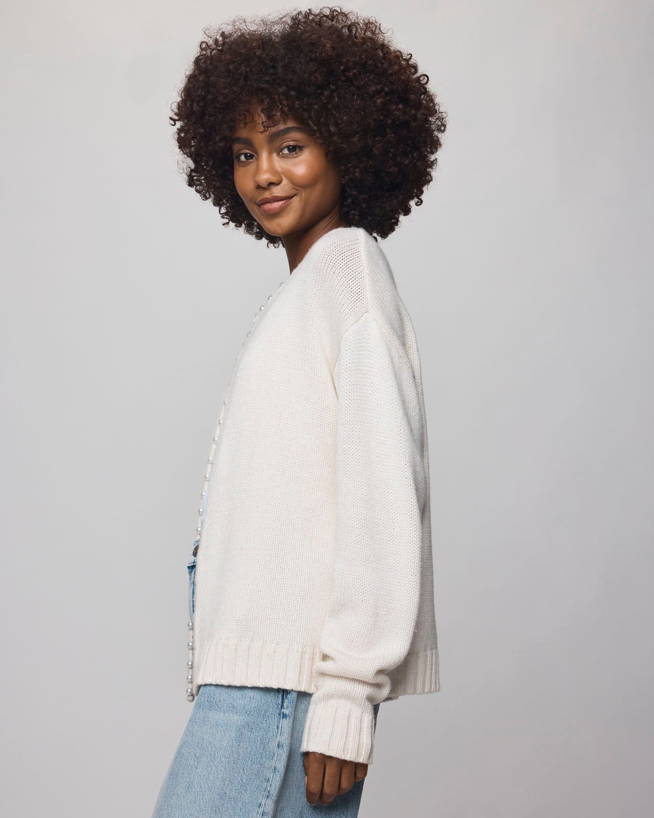 Emmy Cashblend Pearl Cardigan | Splendid
