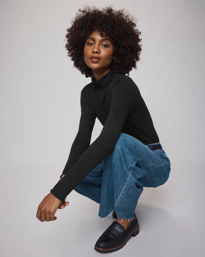 Bamboo Long Sleeve Turtleneck | Splendid