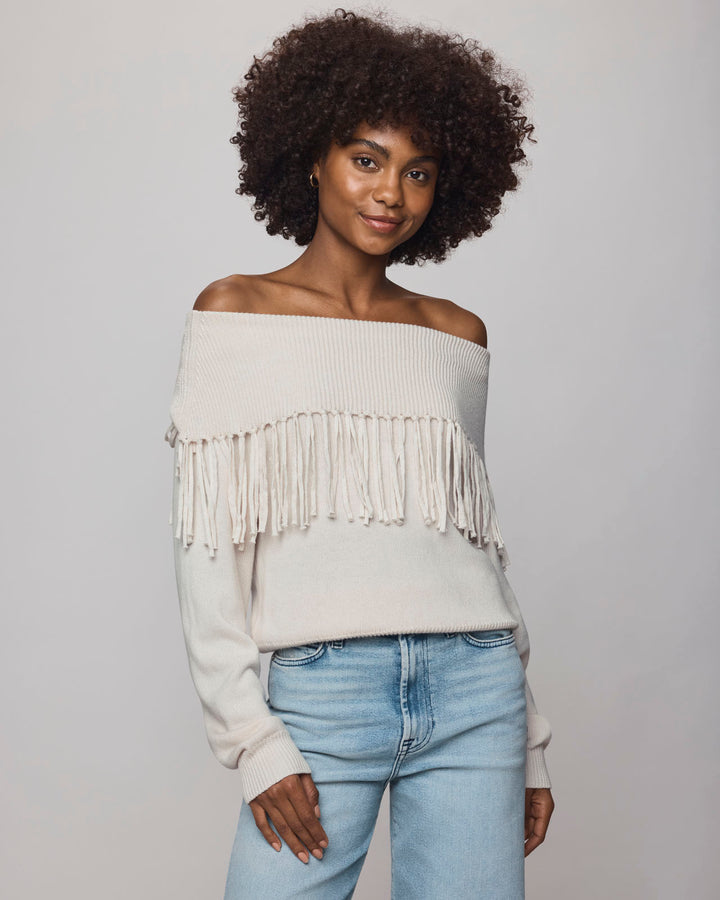Simone Fringe Sweater