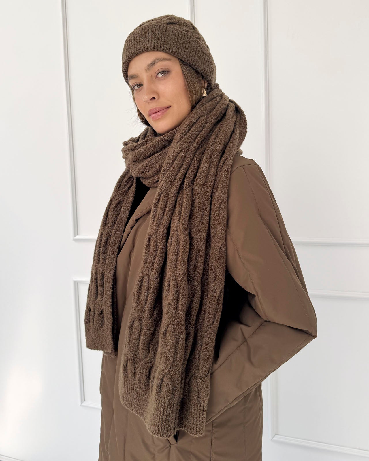 Splendid x @Cellajaneblog Cable Scarf | Splendid