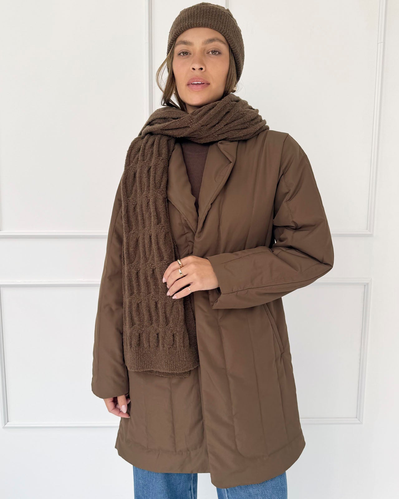 Splendid x @Cellajaneblog Cable Scarf | Splendid