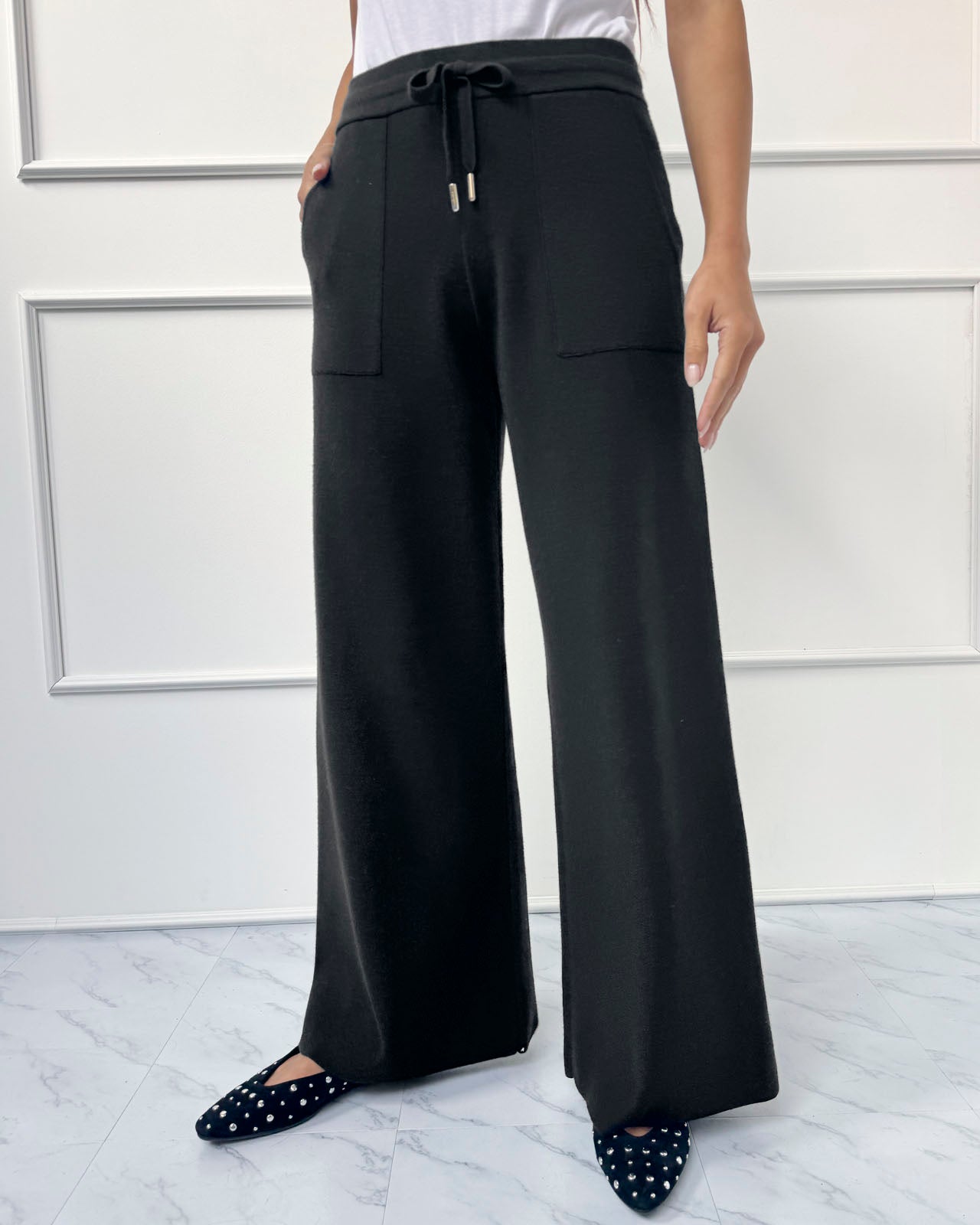 Splendid x @Cellajaneblog Sweater Wide Leg Pant | Splendid