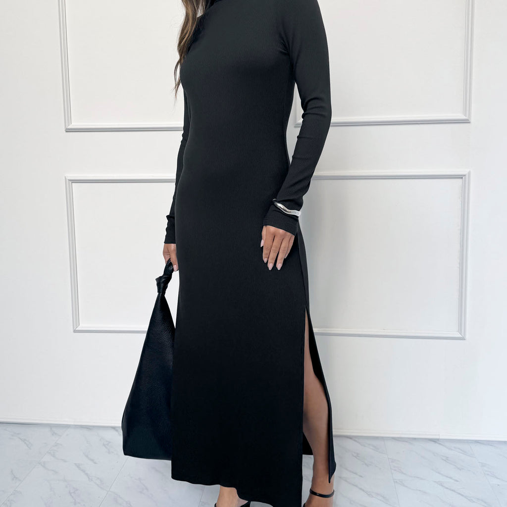 Splendid x @Cellajaneblog Rib Turtleneck Dress