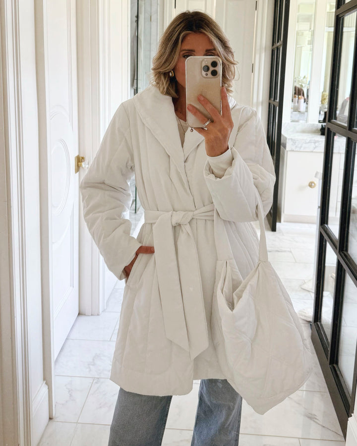 Splendid x @Cellajaneblog Quilted Coat | Splendid