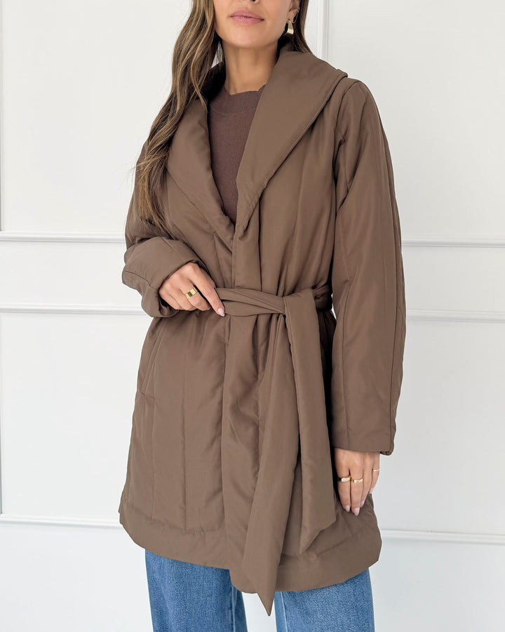 Splendid x @Cellajaneblog Quilted Coat | Splendid