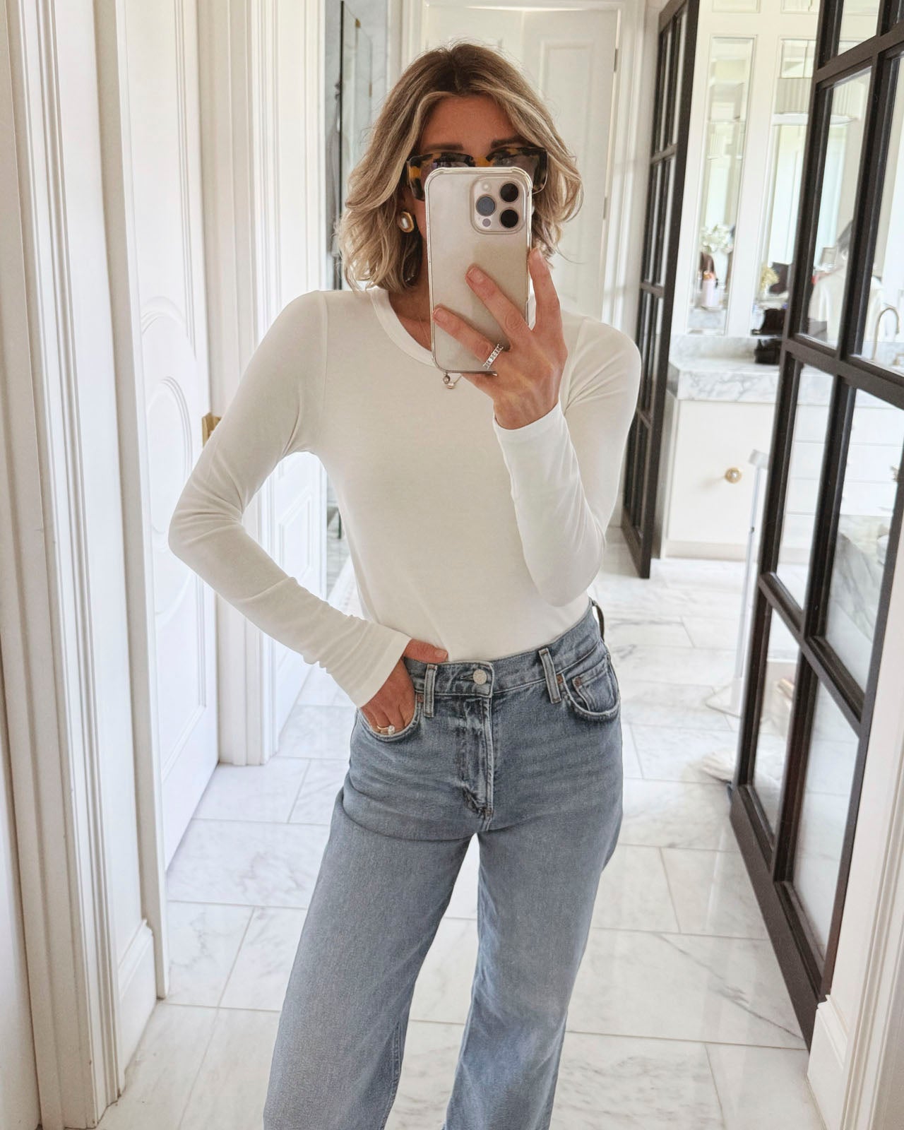 Splendid x @Cellajaneblog Layering Long Sleeve Tee | Splendid