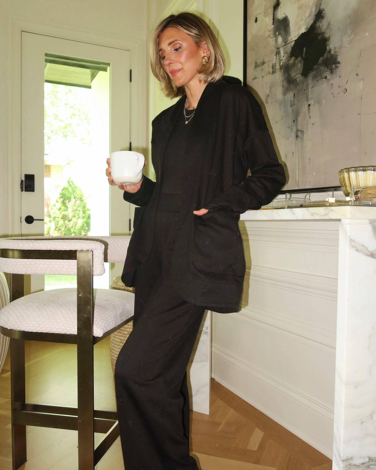 Splendid x @Cellajaneblog Interlock Cardigan | Splendid
