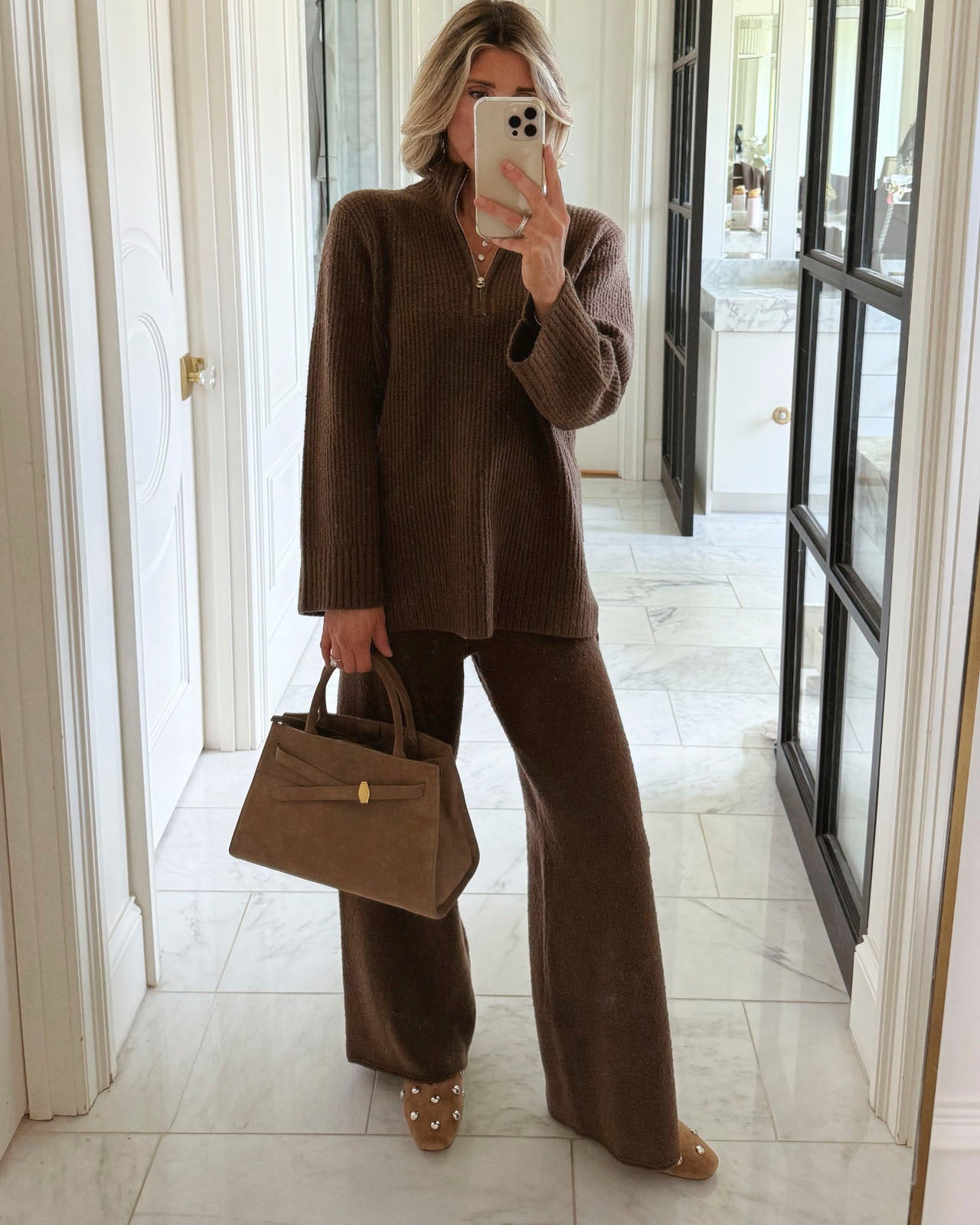 Splendid x @Cellajaneblog Quarter Zip Sweater | Splendid