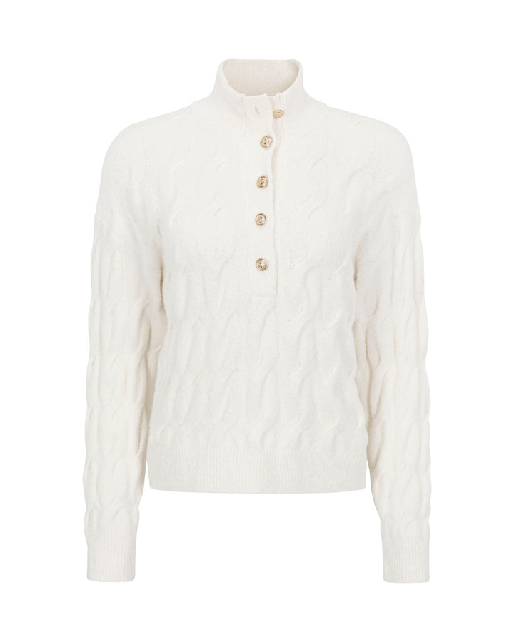 Splendid x @Cellajaneblog Half-Placket Sweater