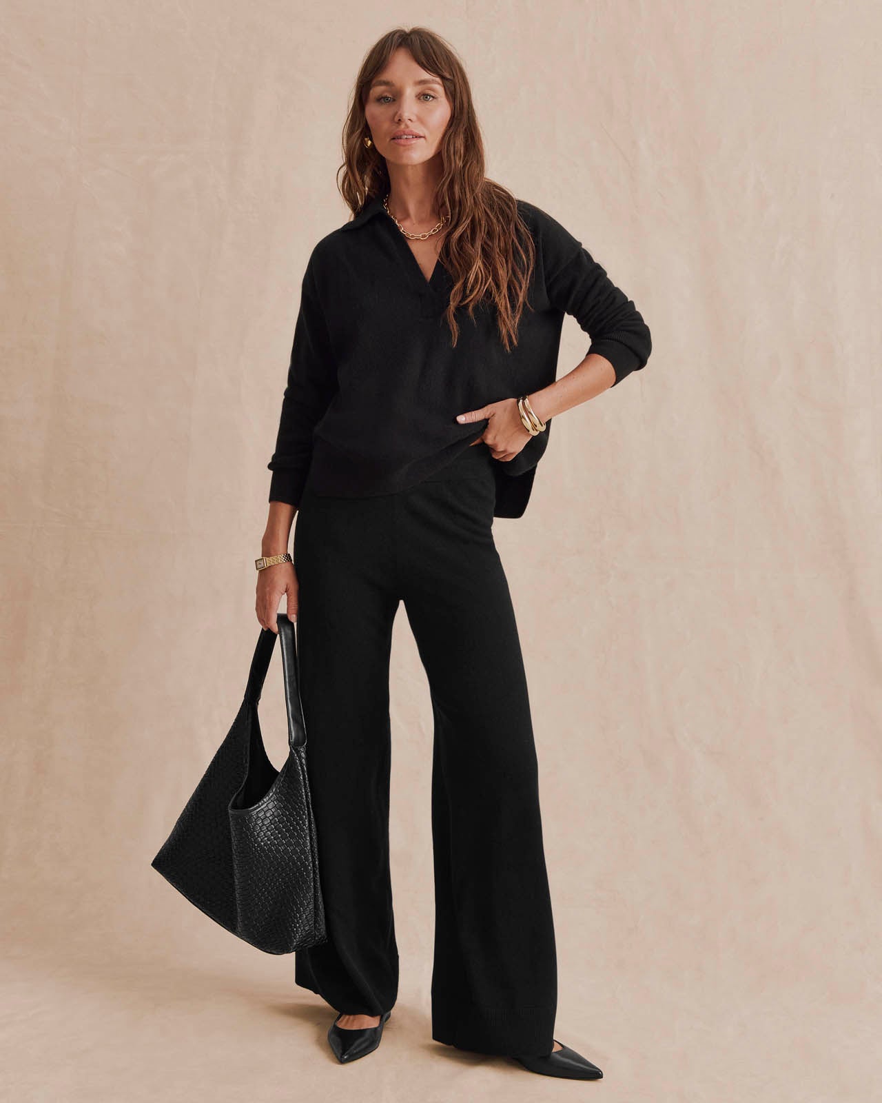 Tori Cashmere Polo Sweater | Splendid